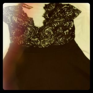 Navy blue short dress